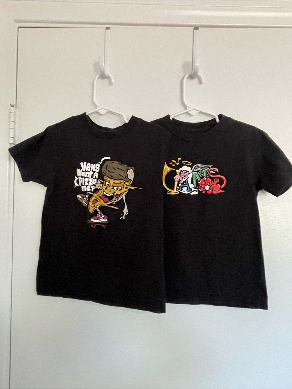 Vans Kids Black Short-Sleeve Graphic Tees - Set of 2